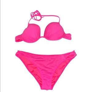 HOT PINK BATHING SUIT